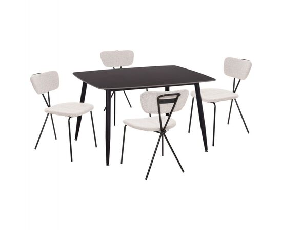 ΣΕΤ ΤΡΑΠΕΖΑΡΙΑΣ 5ΤΜΧ RAVEN HM21067.02 ΚΕΡΑΜΙΚΟ TOP ΜΑΥΡΟ ΜΑΡΜΑΡΟ--ΜΕΤΑΛΛΟ - ΤΡΑΠΕΖΑΡΙΕΣ στο Milonadakis.gr