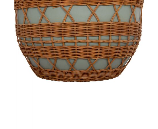 ΤΡΑΠΕΖΙ ΣΑΛΟΝΙΟΥ VILHENA HM18165 FIBER CEMENT ΠΡΑΣΙΝΟ-RATTAN ΦΥΣΙΚΟ Φ56x47Υεκ. - ΤΡΑΠΕΖΙΑ ΚΟΥΖΙΝΑΣ στο Milonadakis.gr