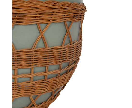 ΤΡΑΠΕΖΙ ΣΑΛΟΝΙΟΥ VILHENA HM18165 FIBER CEMENT ΠΡΑΣΙΝΟ-RATTAN ΦΥΣΙΚΟ Φ56x47Υεκ. - ΤΡΑΠΕΖΙΑ ΚΟΥΖΙΝΑΣ στο Milonadakis.gr