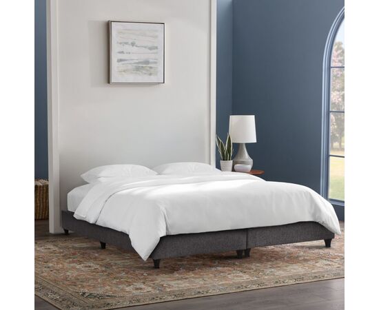 ΥΠΟΣΤΡΩΜΑ/ΚΡΕΒΑΤΙ KING-SIZE SIGGY HM21218 ΓΚΡΙ ΥΦΑΣΜΑ--ΓΙΑ 180x200εκ. - ΚΡΕΒΑΤΙΑ στο Milonadakis.gr