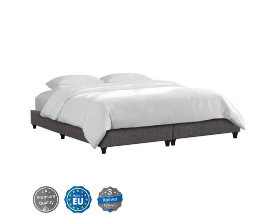 ΥΠΟΣΤΡΩΜΑ/ΚΡΕΒΑΤΙ KING-SIZE SIGGY HM21218 ΓΚΡΙ ΥΦΑΣΜΑ--ΓΙΑ 180x200εκ. - ΚΡΕΒΑΤΙΑ στο Milonadakis.gr