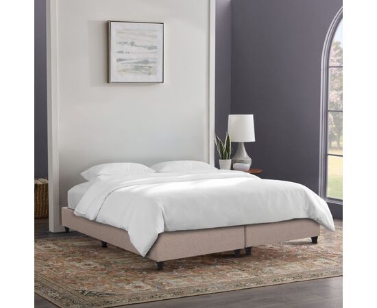 ΥΠΟΣΤΡΩΜΑ/ΚΡΕΒΑΤΙ KING-SIZE SIGGY HM21218.01 ΜΠΕΖ ΥΦΑΣΜΑ--ΓΙΑ 180x200εκ. - ΚΡΕΒΑΤΙΑ στο Milonadakis.gr
