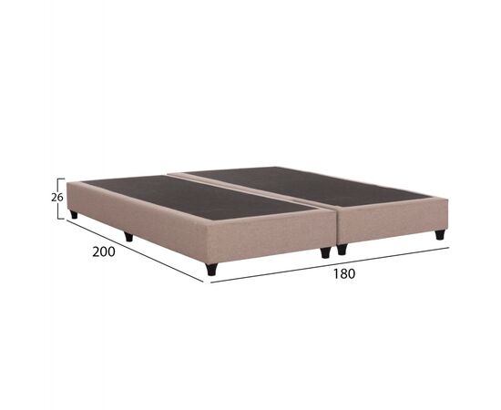 ΥΠΟΣΤΡΩΜΑ/ΚΡΕΒΑΤΙ KING-SIZE SIGGY HM21218.01 ΜΠΕΖ ΥΦΑΣΜΑ--ΓΙΑ 180x200εκ. - ΚΡΕΒΑΤΙΑ στο Milonadakis.gr