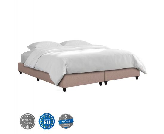 ΥΠΟΣΤΡΩΜΑ/ΚΡΕΒΑΤΙ KING-SIZE SIGGY HM21218.01 ΜΠΕΖ ΥΦΑΣΜΑ--ΓΙΑ 180x200εκ. - ΚΡΕΒΑΤΙΑ στο Milonadakis.gr
