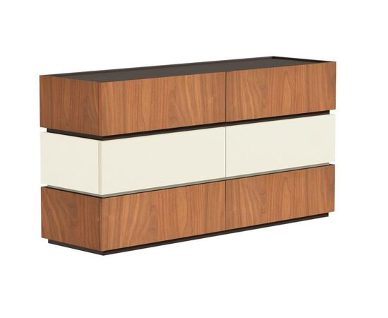 Συρταριέρα Sonlen pakoworld mdf σε καρυδί-μπεζ απόχρωση 120x40x72εκ - ΣΥΡΤΑΡΙΕΡΕΣ - ΤΟΥΑΛΕΤΕΣ στο Milonadakis.gr
