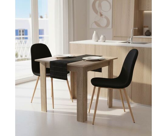 Τραπεζαρία Manka I-Bella pakoworld σετ 3τεμ σε sonoma απόχρωση 80x80x77εκ - ΤΡΑΠΕΖΑΡΙΕΣ στο Milonadakis.gr