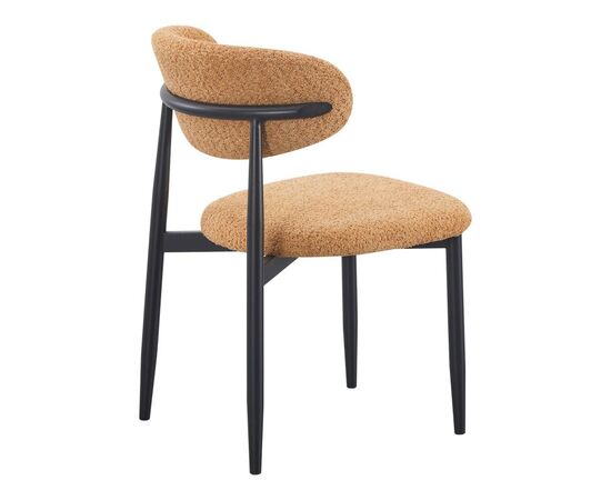 Καρέκλα Folegio pakoworld μπουκλέ σε camel απόχρωση με μαύρα πόδια 59x50x75εκ - ΚΑΡΕΚΛΕΣ - ΠΟΛΥΘΡΟΝΕΣ ΕΣ. στο Milonadakis.gr