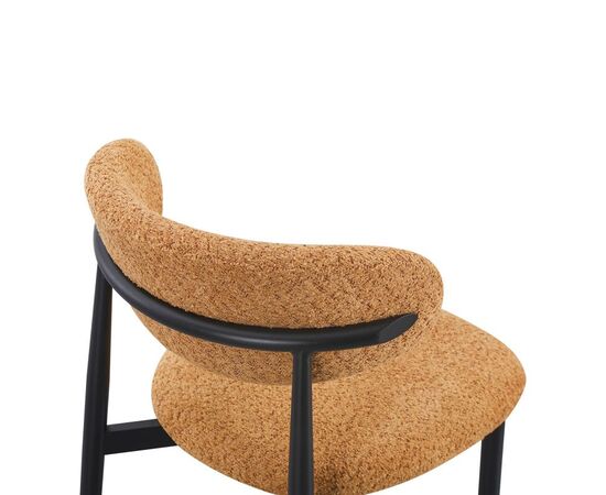 Καρέκλα Folegio pakoworld μπουκλέ σε camel απόχρωση με μαύρα πόδια 59x50x75εκ - ΚΑΡΕΚΛΕΣ - ΠΟΛΥΘΡΟΝΕΣ ΕΣ. στο Milonadakis.gr