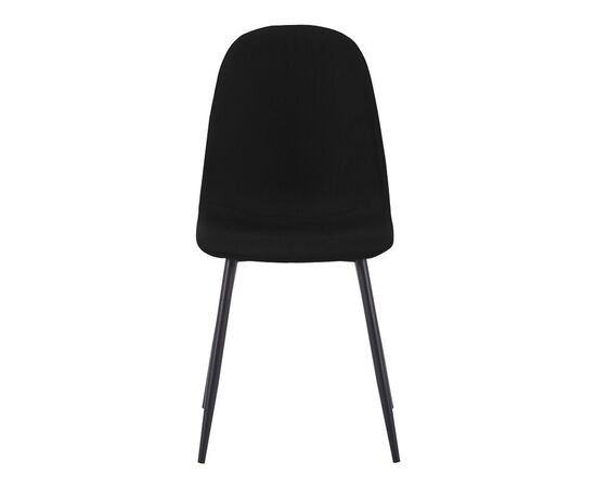 Καρέκλα Bella pakoworld μαύρο ύφασμα με πόδι μαύρο μέταλλο 43.5x52x89εκ - ΚΑΡΕΚΛΕΣ - ΠΟΛΥΘΡΟΝΕΣ ΕΣ. στο Milonadakis.gr