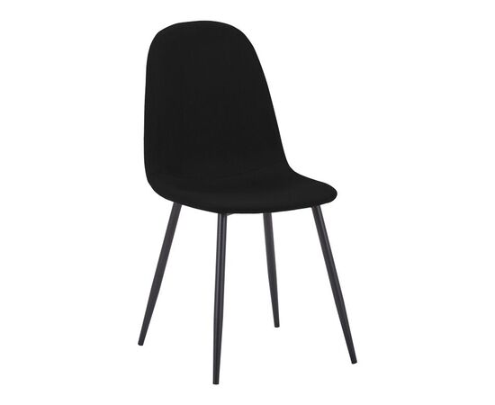 Καρέκλα Bella pakoworld μαύρο ύφασμα με πόδι μαύρο μέταλλο 43.5x52x89εκ - ΚΑΡΕΚΛΕΣ - ΠΟΛΥΘΡΟΝΕΣ ΕΣ. στο Milonadakis.gr
