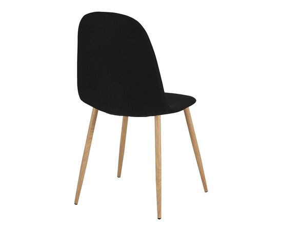 Καρέκλα Bella pakoworld μαύρο ύφασμα με πόδι μέταλλο σε φυσική απόχρωση 43.5x52x89εκ - ΚΑΡΕΚΛΕΣ - ΠΟΛΥΘΡΟΝΕΣ ΕΣ. στο Milonadakis.gr