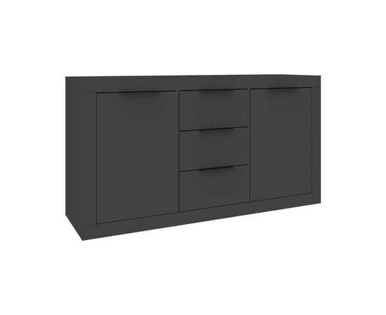 Μπουφές Doha pakoworld σε ανθρακί απόχρωση 150x45x80.5εκ - ΜΠΟΥΦΕΔΕΣ-ΚΟΝΣΟΛΕΣ στο Milonadakis.gr