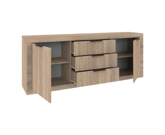 Μπουφές Doha pakoworld σε sonoma απόχρωση 210x45x80.5εκ - ΜΠΟΥΦΕΔΕΣ-ΚΟΝΣΟΛΕΣ στο Milonadakis.gr