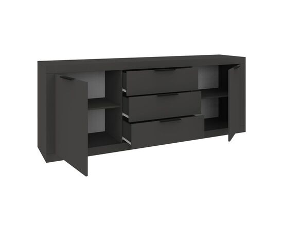 Μπουφές Doha pakoworld σε ανθρακί απόχρωση 210x45x80.5εκ - ΜΠΟΥΦΕΔΕΣ-ΚΟΝΣΟΛΕΣ στο Milonadakis.gr