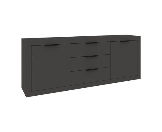 Μπουφές Doha pakoworld σε ανθρακί απόχρωση 210x45x80.5εκ - ΜΠΟΥΦΕΔΕΣ-ΚΟΝΣΟΛΕΣ στο Milonadakis.gr