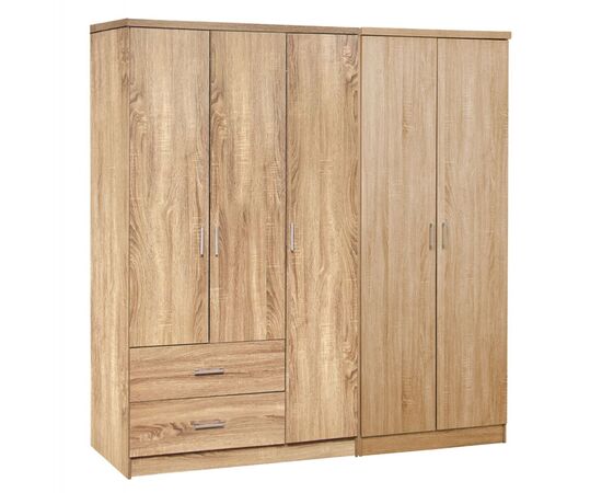 ΝΤΟΥΛΑΠΑ 5ΦΥΛΛΗ CAESAR HM21234.02 ΜΕΛΑΜΙΝΗ ΧΡΩΜΑ SONAMA 150x42.5x181Υεκ - ΝΤΟΥΛΑΠΕΣ στο Milonadakis.gr