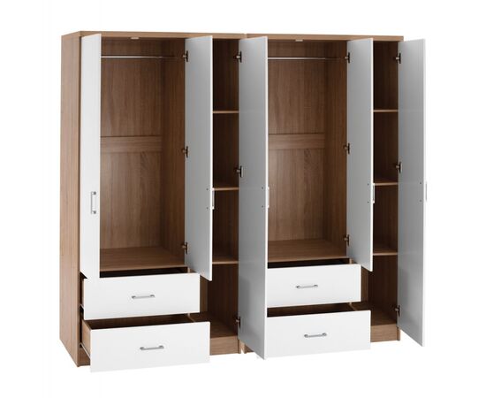 ΝΤΟΥΛΑΠΑ 6ΦΥΛΛΗ CAESAR HM21236.02 ΜΕΛΑΜΙΝΗ SONAMA & ΛΕΥΚΟ 180x42,5Χ181Υεκ. - ΝΤΟΥΛΑΠΕΣ στο Milonadakis.gr