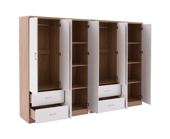 ΝΤΟΥΛΑΠΑ 8ΦΥΛΛΗ BRIANA HM21237.02 ΜΕΛΑΜΙΝΗ SONAMA & ΛΕΥΚΟ 241x42,5Χ180,5Υεκ. - ΝΤΟΥΛΑΠΕΣ στο Milonadakis.gr