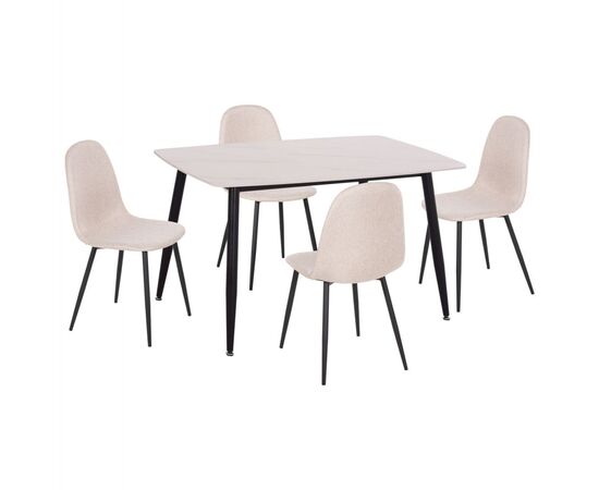 ΣΕΤ ΤΡΑΠΕΖΑΡΙΑΣ 5ΤΜΧ RAVEN HM21068.01 ΚΕΡΑΜΙΚΟ TOP ΛΕΥΚΟ ΜΑΡΜΑΡΟ--ΜΠΕΖ ΥΦΑΣΜΑ - ΤΡΑΠΕΖΑΡΙΕΣ στο Milonadakis.gr