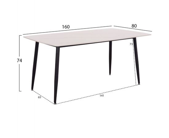 ΣΕΤ ΤΡΑΠΕΖΑΡΙΑΣ 5ΤΜΧ RAVEN HM21069.01 ΚΕΡΑΜΙΚΟ TOP ΛΕΥΚΟ ΜΑΡΜΑΡΟ & 4 ΚΑΡΕΚΛΕΣ - ΤΡΑΠΕΖΑΡΙΕΣ στο Milonadakis.gr