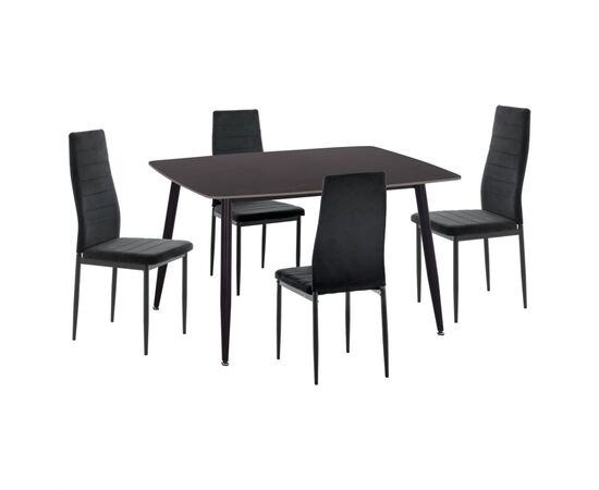 ΣΕΤ ΤΡΑΠΕΖΑΡΙΑΣ 5ΤΜΧ RAVEN HM21224.02 ΚΕΡΑΜΙΚΟ TOP ΜΑΥΡΟ ΜΑΡΜΑΡΟ--ΒΕΛΟΥΔΟ ΜΑΥΡΟ - ΤΡΑΠΕΖΑΡΙΕΣ στο Milonadakis.gr