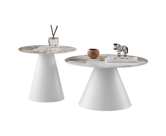 ΤΡΑΠΕΖΙΑ ΣΑΛΟΝΙΟΥ RIDGE(X) HM18307.01 SINTERED STONE TOPS--ΒΑΣΕΙΣ ΛΕΥΚΕΣ Φ50 & Φ70 - ΤΡΑΠΕΖΙΑ ΚΟΥΖΙΝΑΣ στο Milonadakis.gr