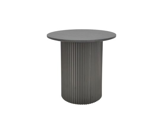 Βοηθητικό τραπέζι Dovel pakoworld mdf σε μαύρη απόχρωση Φ50x45εκ - ΤΡΑΠΕΖΙΑ ΚΟΥΖΙΝΑΣ στο Milonadakis.gr