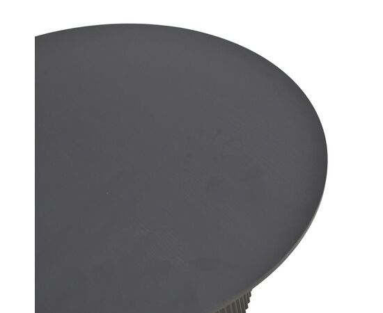 Τραπέζι σαλονιού Dovel pakoworld mdf σε μαύρη απόχρωση Φ70x40εκ - ΤΡΑΠΕΖΙΑ ΚΟΥΖΙΝΑΣ στο Milonadakis.gr