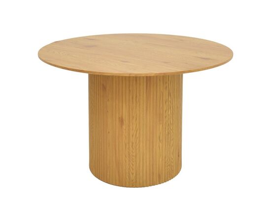 Τραπέζι Karulo pakoworld mdf σε sonoma απόχρωση Φ120x76εκ - ΤΡΑΠΕΖΙΑ ΚΟΥΖΙΝΑΣ στο Milonadakis.gr