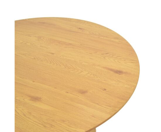 Τραπέζι Karulo pakoworld mdf σε sonoma απόχρωση Φ120x76εκ - ΤΡΑΠΕΖΙΑ ΚΟΥΖΙΝΑΣ στο Milonadakis.gr