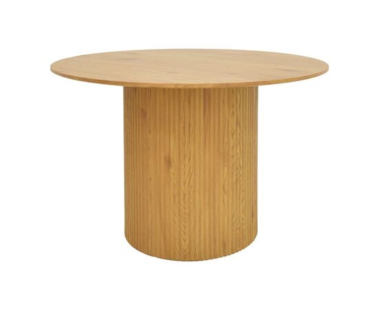 Τραπέζι Karulo pakoworld mdf σε sonoma απόχρωση Φ120x76εκ - ΤΡΑΠΕΖΙΑ ΚΟΥΖΙΝΑΣ στο Milonadakis.gr