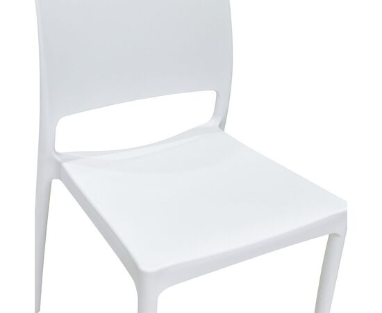 Καρέκλα Fenxy pakoworld pp σε λευκή απόχρωση 38x42x77εκ - ΚΑΡΕΚΛΕΣ - ΠΟΛΥΘΡΟΝΕΣ στο Milonadakis.gr