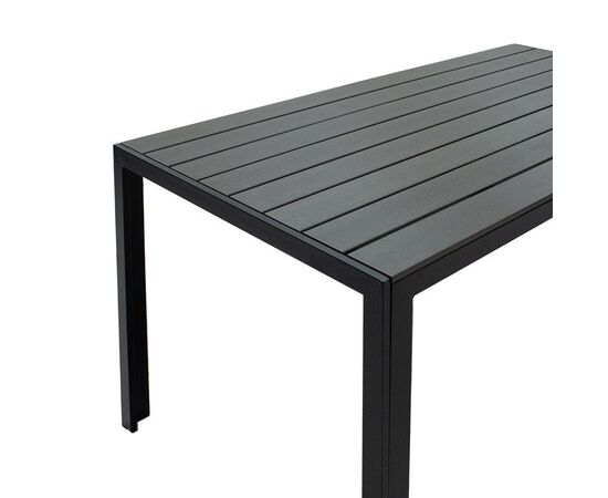 Τραπέζι Nares pakoworld αλουμίνιο ανθρακί-plywood γκρι 140x80x72.5εκ - ΤΡΑΠΕΖΙΑ ΕΞ. ΧΩΡΟΥ στο Milonadakis.gr