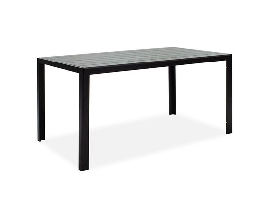 Τραπέζι Nares pakoworld αλουμίνιο ανθρακί-plywood γκρι 140x80x72.5εκ - ΤΡΑΠΕΖΙΑ ΕΞ. ΧΩΡΟΥ στο Milonadakis.gr