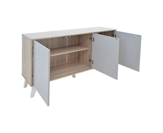 Μπουφές Billie pakoworld sonoma-γκρι 149x40x77εκ - ΜΠΟΥΦΕΔΕΣ-ΚΟΝΣΟΛΕΣ στο Milonadakis.gr