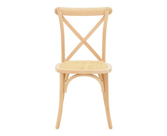 Καρέκλα Dylon pakoworld στοιβαζόμενη ξύλο οξιάς-rattan άβαφη 48x52x89εκ - ΚΑΡΕΚΛΕΣ - ΠΟΛΥΘΡΟΝΕΣ ΕΣ. στο Milonadakis.gr