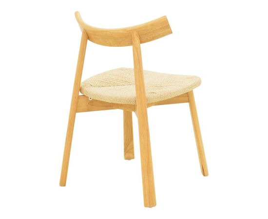 Καρέκλα Clareta pakoworld rubberwood-σχοινί σε φυσική απόχρωση 53x55x79εκ - ΚΑΡΕΚΛΕΣ - ΠΟΛΥΘΡΟΝΕΣ ΕΣ. στο Milonadakis.gr