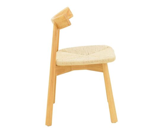 Καρέκλα Clareta pakoworld rubberwood-σχοινί σε φυσική απόχρωση 53x55x79εκ - ΚΑΡΕΚΛΕΣ - ΠΟΛΥΘΡΟΝΕΣ ΕΣ. στο Milonadakis.gr