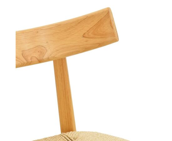 Καρέκλα Clareta pakoworld rubberwood-σχοινί σε φυσική απόχρωση 53x55x79εκ - ΚΑΡΕΚΛΕΣ - ΠΟΛΥΘΡΟΝΕΣ ΕΣ. στο Milonadakis.gr