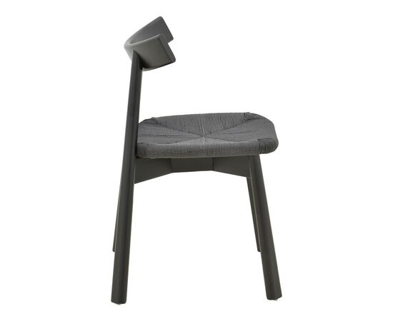 Καρέκλα Clareta pakoworld rubberwood-σχοινί σε μαύρη απόχρωση 53x55x79εκ - ΚΑΡΕΚΛΕΣ - ΠΟΛΥΘΡΟΝΕΣ ΕΣ. στο Milonadakis.gr