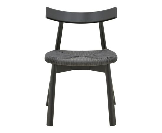Καρέκλα Clareta pakoworld rubberwood-σχοινί σε μαύρη απόχρωση 53x55x79εκ - ΚΑΡΕΚΛΕΣ - ΠΟΛΥΘΡΟΝΕΣ ΕΣ. στο Milonadakis.gr