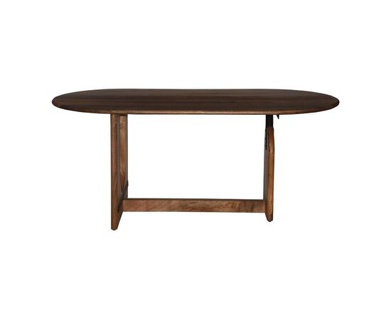 Τραπέζι Jenkou pakoworld mango ξύλο σε φυσική απόχρωση 180x90x76εκ - ΤΡΑΠΕΖΙΑ ΚΟΥΖΙΝΑΣ στο Milonadakis.gr