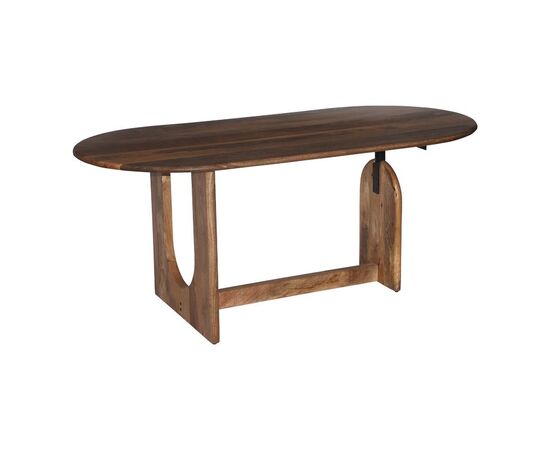 Τραπέζι Jenkou pakoworld mango ξύλο σε φυσική απόχρωση 180x90x76εκ - ΤΡΑΠΕΖΙΑ ΚΟΥΖΙΝΑΣ στο Milonadakis.gr
