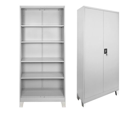 Ντουλάπα Ugren pakoworld μέταλλο σε απόχρωση ανοιχτό γκρι 90x40x190εκ - ΟΡΓΑΝΩΣΗ ΣΠΙΤΙΟΥ στο Milonadakis.gr