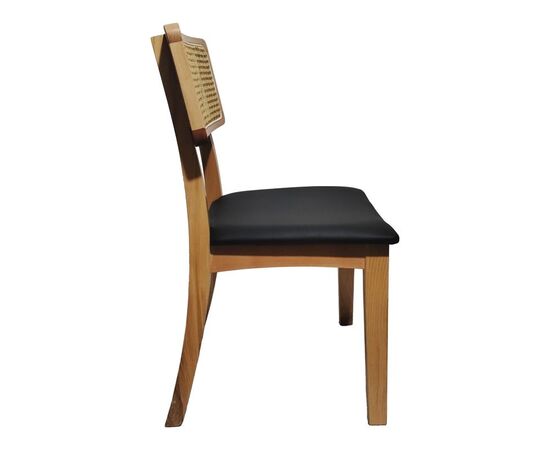 Καρέκλα Renna pakoworld ξύλο οξιάς σε φυσική απόχρωση με μαύρο pu μαξιλάρι 48x52x79εκ - ΚΑΡΕΚΛΕΣ - ΠΟΛΥΘΡΟΝΕΣ ΕΣ. στο Milonadakis.gr