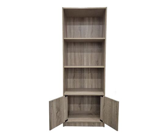 Βιβλιοθήκη Tekaro pakoworld σε sonoma απόχρωση 60x29x166εκ - ΒΙΒΛΙΟΘΗΚΕΣ στο Milonadakis.gr