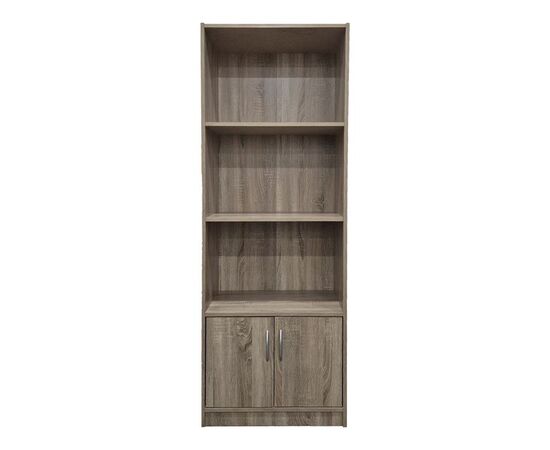 Βιβλιοθήκη Tekaro pakoworld σε sonoma απόχρωση 60x29x166εκ - ΒΙΒΛΙΟΘΗΚΕΣ στο Milonadakis.gr