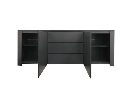 Μπουφές Kalya pakoworld σε ανθρακί απόχρωση 220x49x89.5εκ - ΜΠΟΥΦΕΔΕΣ-ΚΟΝΣΟΛΕΣ στο Milonadakis.gr