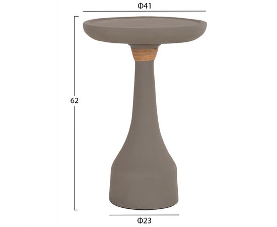 ΒΟΗΘΗΤΙΚΟ ΤΡΑΠΕΖΙ ΓΙΑ ΛΑΜΠΑΤΕΡ TORG HM18170.03 FIBER CEMENT ΓΚΡΙ Φ41x62Υεκ. - ΤΡΑΠΕΖΙΑ ΚΟΥΖΙΝΑΣ στο Milonadakis.gr