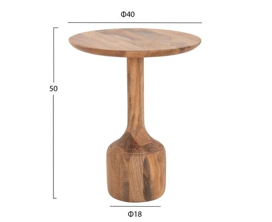 ΣΕΤ 3 ΣΤΡΟΓΓΥΛΑ ΤΡΑΠΕΖΑΚΙΑ ΣΑΛΟΝΙΟΥ GOBLET HM18348 ΞΥΛΟ ΑΚΑΚΙΑΣ Φ50x60Υεκ - ΤΡΑΠΕΖΙΑ ΚΟΥΖΙΝΑΣ στο Milonadakis.gr